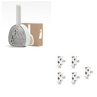 Durable Cat Litter Scoop with Base – Easy Clean Pet Toilet Tool