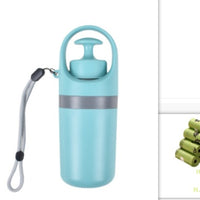 Portable Dog Pooper Scooper with Built-In Bag Dispenser