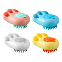 Durable Cat Paw Bath & Grooming Brush – Foaming, Reusable Comb