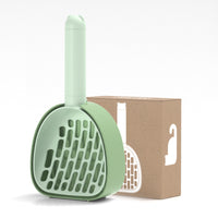 Durable Cat Litter Scoop with Base – Easy Clean Pet Toilet Tool