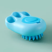 Durable Cat Paw Bath & Grooming Brush – Foaming, Reusable Comb