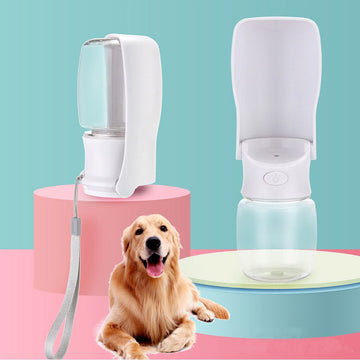 Portable Foldable Dog Water Bottle – Travel-Friendly Pet Dispenser