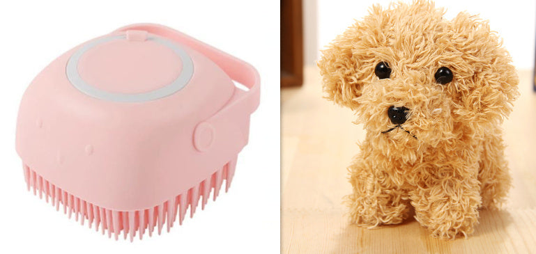 Silicone Dog Bath Brush – Gentle & Effective Grooming Tool