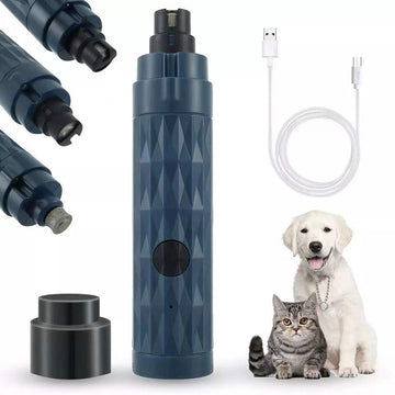 Electric Pet Nail Grinder with LED Light – Safe for Dogs & Cats