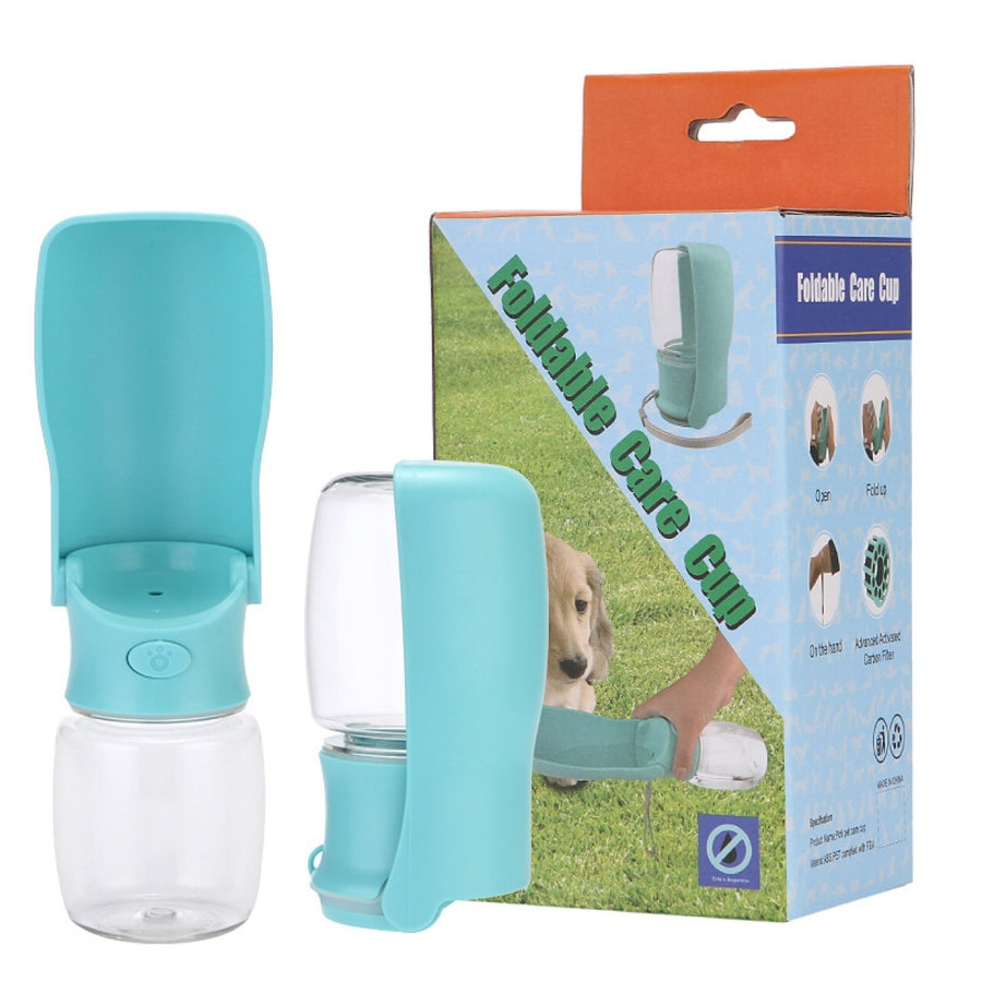 Portable Foldable Dog Water Bottle – Travel-Friendly Pet Dispenser