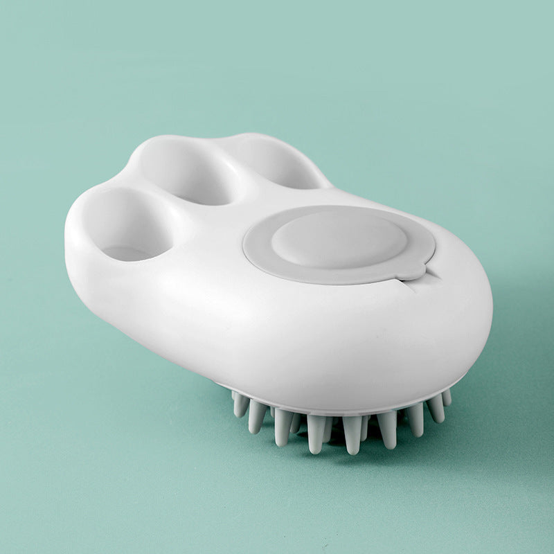 Durable Cat Paw Bath & Grooming Brush – Foaming, Reusable Comb