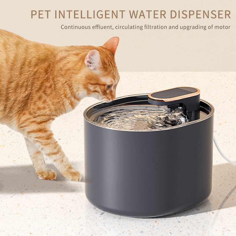 Automatic Cat Water Fountain – Quiet USB Rechargeable Pet Drinking Dispenser