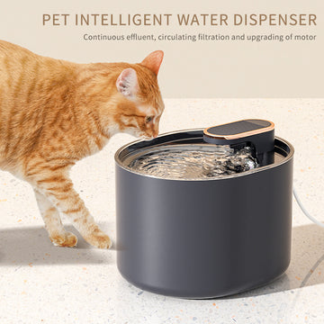 Automatic Cat Water Fountain – Quiet USB Rechargeable Pet Drinking Dispenser