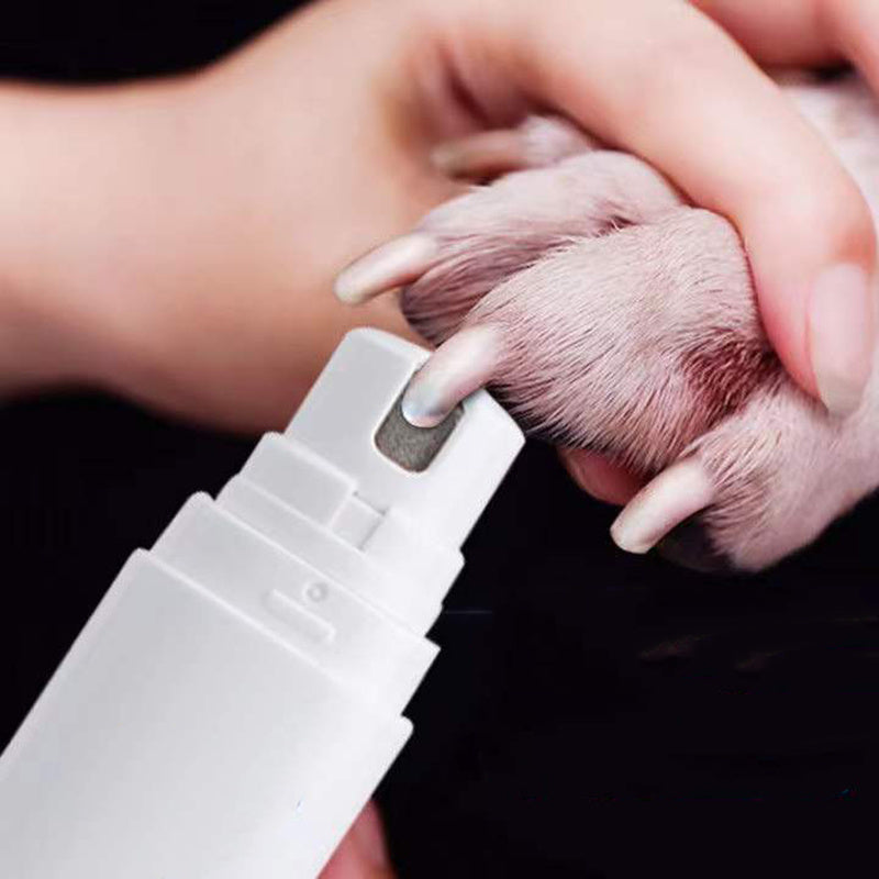 Electric Pet Nail Grinder with LED Light – Safe for Dogs & Cats