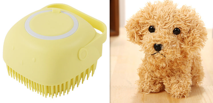 Silicone Dog Bath Brush – Gentle & Effective Grooming Tool